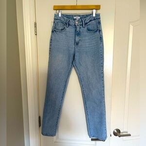 Forever 21 Curved Straight Jeans